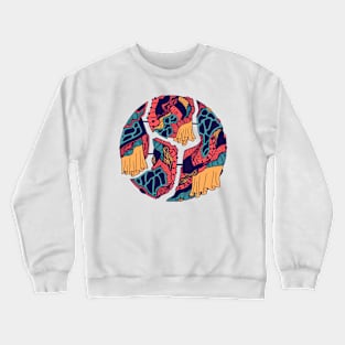 Retro Triad Circle of Connection Crewneck Sweatshirt